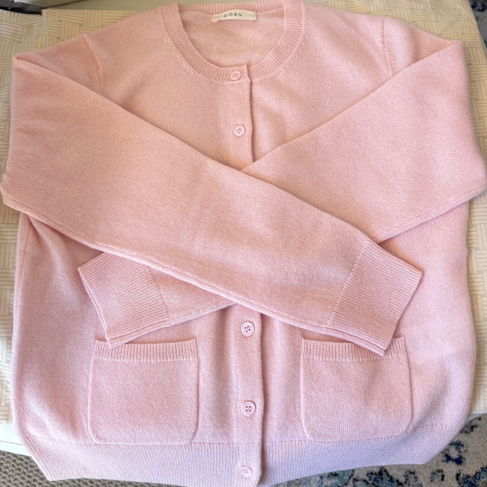 NWOT DÔEN Freya crewneck cardigan - Picture 10 of 12